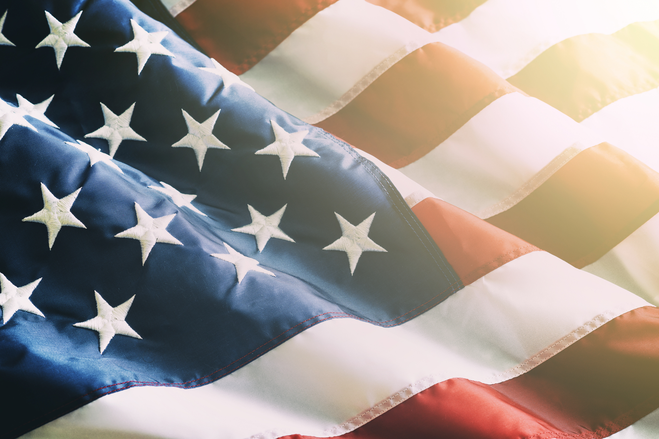 US flag background